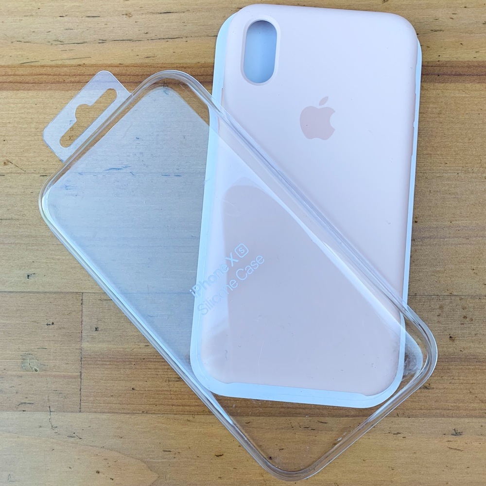 NWT Light Pink iPhone Xs Silicone Case
